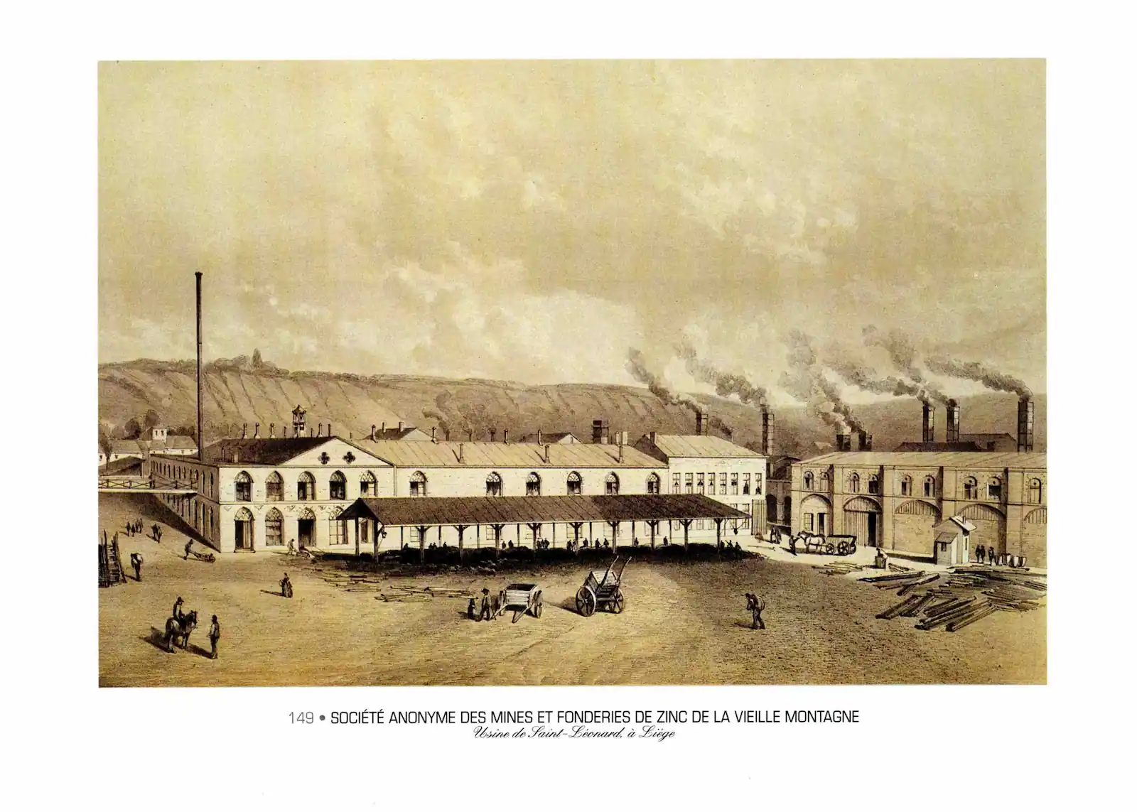 Vieille-Montagne factory in Saint-Léonard